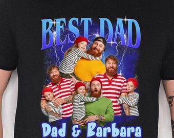 Personalized Bootleg Rap Shirt, Custom Photo Gift from Kids, Best Dad Ever Shirt, Customized Bootleg Rap Tee for Personalized Gift