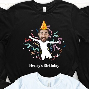 Custom Face Shirts, Personalized Birthday Shirt, Birthday Photo Shirt, Custom Photo Shirt, Birthday Party Group Shirt, Funny Birthday Shirt