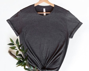 Plain Blank T-Shirt, Plain Wholesale Shirt, Plain Unisex Shirt, Bulk T Shirt, Heather Soft Plain Tee, Oversized TShirt, Shirts for Men