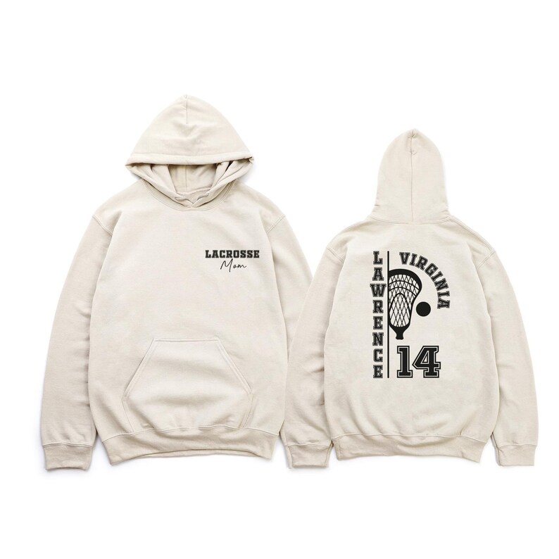 a white hoodie with a black and white graphic on it