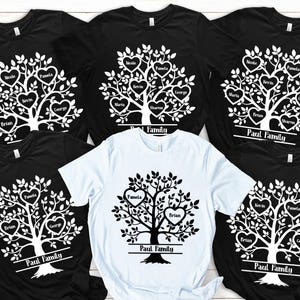Custom Family Shirts, Family Reunion Outfits, Personalized Family Gifts, Family Tree Graphic Tees, Matching Tshirts, Customized Group Shirts