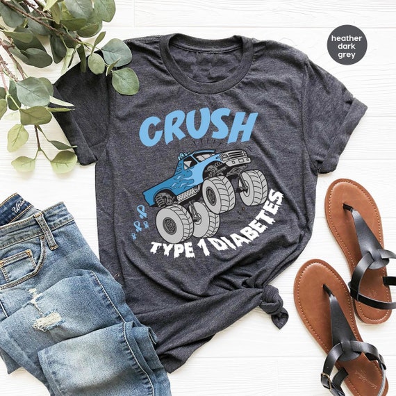 Type 1 Diabetes Kids Shirts, Boys Diabetes Outfit, Diabetes Gifts for Him, Diabetes Awareness Month, T1D T-Shirt, Family Support T Shirts