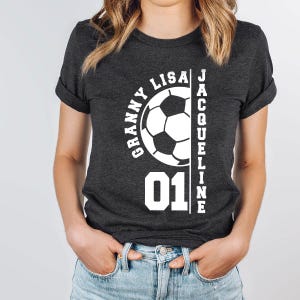 Custom Soccer Shirt, Personalized Soccer Gifts, Soccer Mom Shirt, Soccer Team Gifts, Player Name TShirt, Matching Soccer Shirts