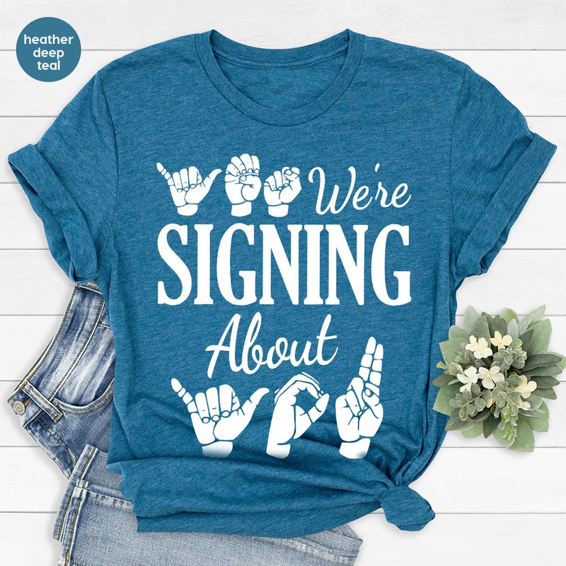 Sign Language Shirt - Etsy