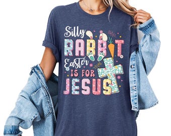 Easter Jesus Shirt, Easter Day Shirt, Christian Shirt,Christian Easter shirt,Easter Rabbit Shirt,Christian Church Shirt, Religious Kids Gift