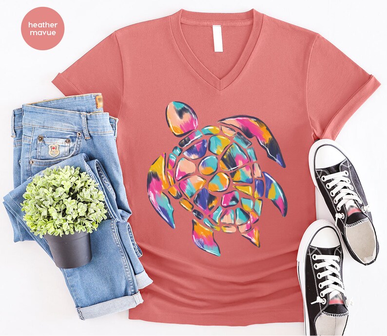 Trendy Turtle Shirt, Sea Turtle Graphic Tees, Sea Animals Gifts, Oceans Clothing, Cute Save the Turtles Toddler Shirt, Gifts for Kids image 6