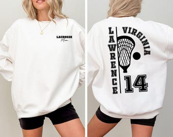 Custom Lacrosse Tshirt, Lacrosse Mom Shirt, Lacrosse Sister Shirts, Personalized Lacrosse T Shirts, Lacrosse Dad T-Shirt, Girl Boy TShirt