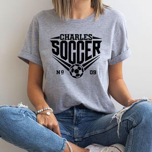 Custom Soccer Shirt, Personalized Soccer Shirt, Soccer Team Name Shirt, Soccer Shirt, Game Day Shirt, Soccer Mom Shirt, Football Shirt