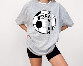 Custom Soccer Shirt, Soccer Graphic Tees, Personalized Soccer T-Shirt, Soccer Mom Shirt, Soccer Player Gifts, Sport Shirt, Soccer Outfit