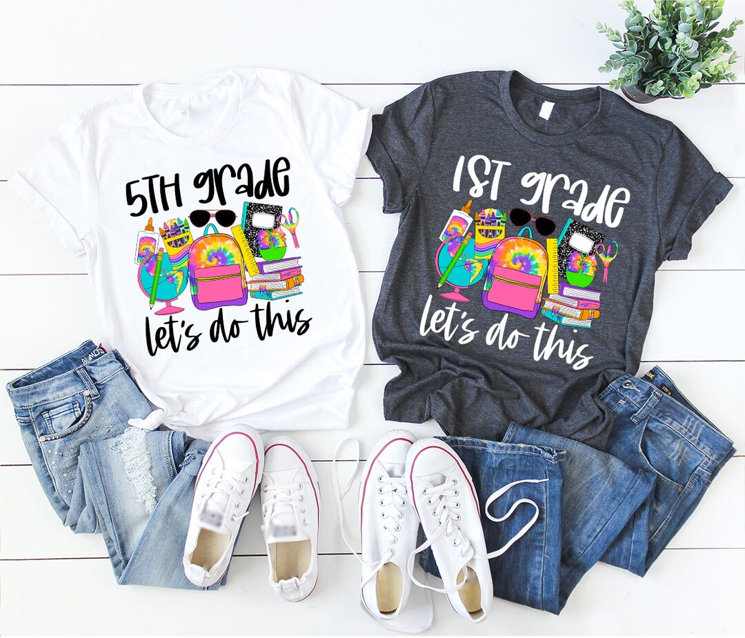 Back to School Gifts, Toddler Girl Clothing, First Day of School Shirt ...