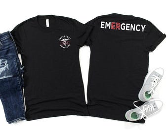 Emergency Department Shirt, New Nurse Grad Gift, ER Department Shirt, Personalized Gifts, Future Nurse Gift, ER Nurse, Custom ER Nurse Gift
