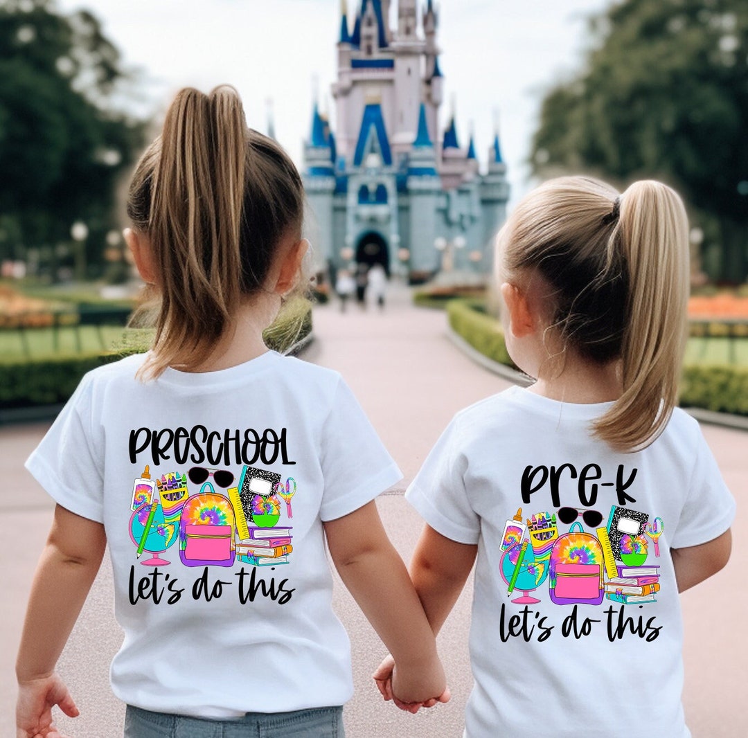Back to School 2017 First Day Pre-K Preschool Cute T-Shirt