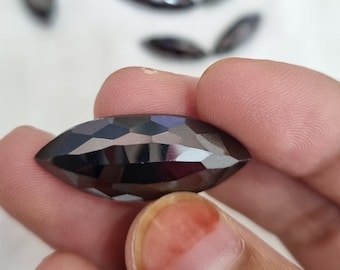 5 Pcs Black Moissanite Marquise Cut / Beautiful 24.88 CT / VVS Clarity / For Wedding ring &  Other Diamond Pendant