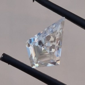 2.40 Ct Kite Shape Moissanite Diamond | Handmade | Loose Diamond | Fancy Cut Moissanite for Customized Engagement Ring