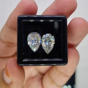 3.18 CTS White Moissanite Pear Shape |VVS Clarity |loose Moissanite |Used For Customized Jewelry other pendant