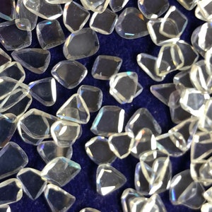 3-5 MM White Diamond Faceted Slices/(2 ct to 10 ct), /White Diamond Polki, Beautiful diamond polki slice, Loose Diamond Polki For Jewelry