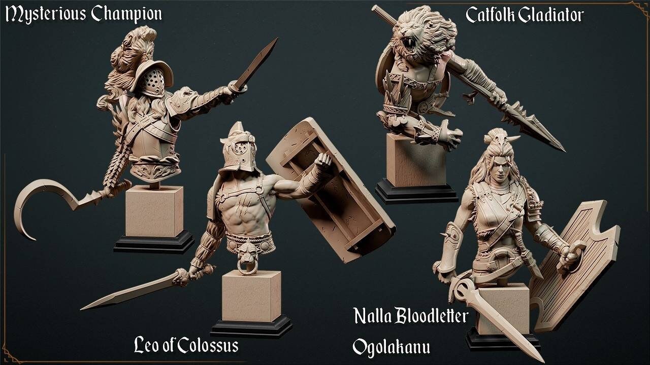 Fantasy Busts for Painting and Display Etsy UK
