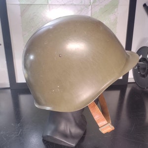 Military Steel Helmet (Size Unknown But Adjustable) | FREE US Shipping!  (Helmet 23)