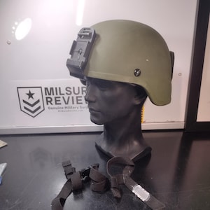 Advanced Combat Helmet With Harness, Pads, and NVG Mount | FREE US Shipping!