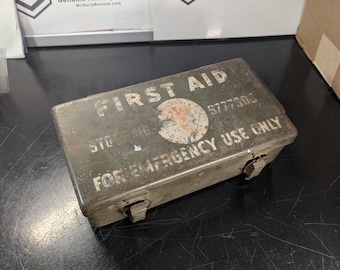 US Army Metal First Aid Kit | FREE US Shipping!