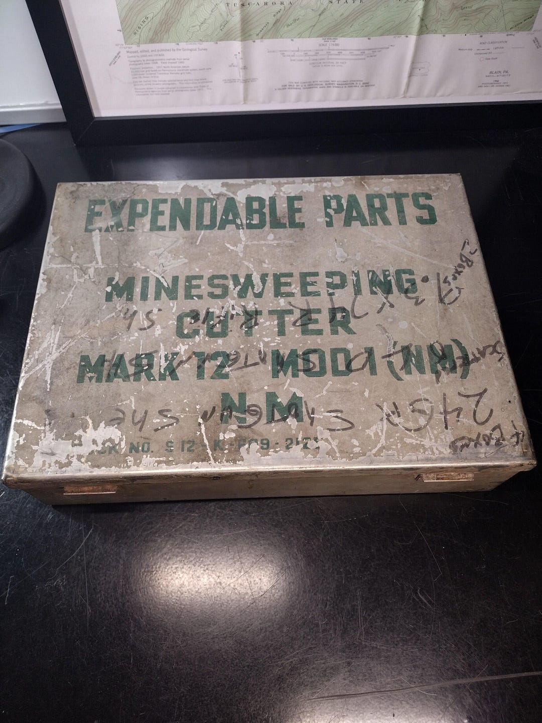 米軍　EXPLOSIVE MINES BOX Japanese Mine Training Kit