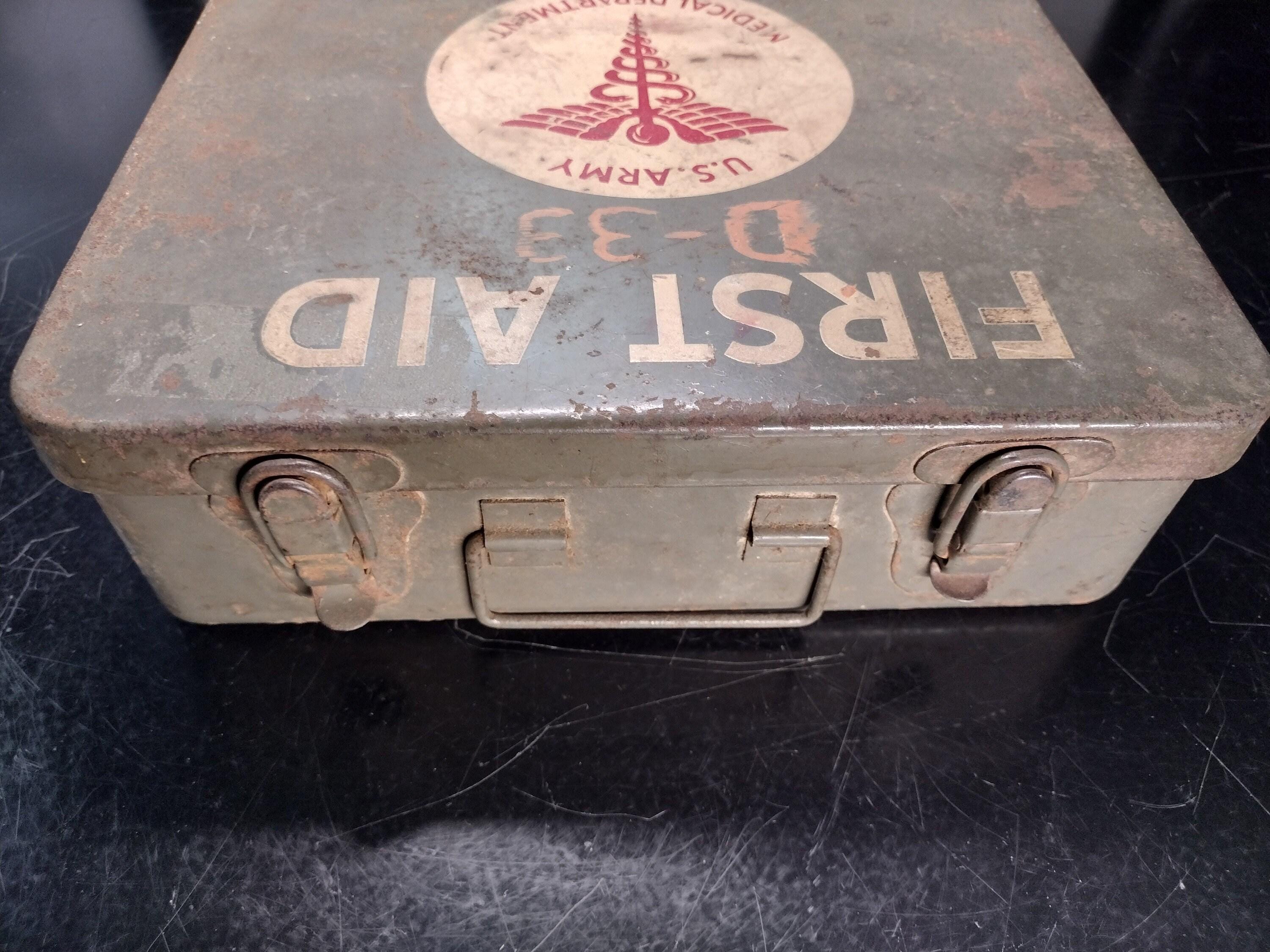 US Army First Aid Kit Box 米軍 ミリタリー ステンシル US MILITARY First Aid Kit Box , Complete | eBay