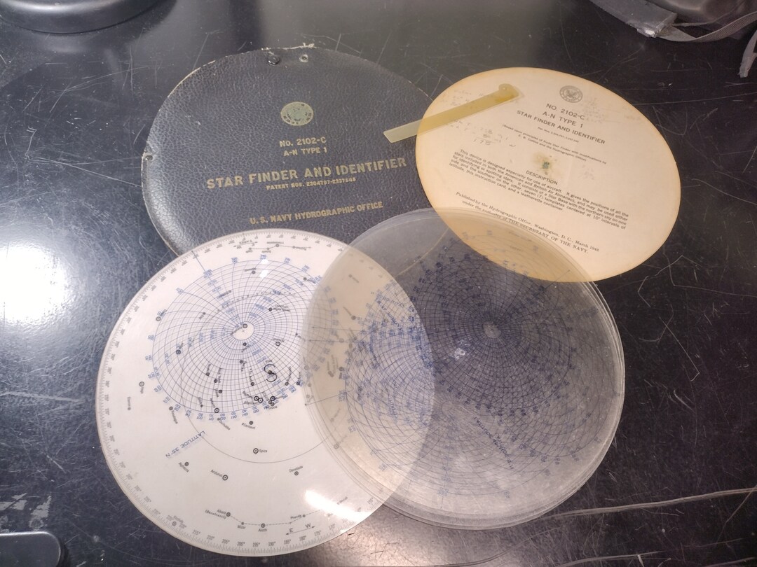 WW2 US Navy Star Finder & Identifier Tool 1940s FREE US Etsy