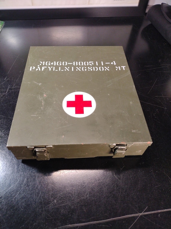 Swedish Military First Aid Kit Metal Case | FREE US SHIPPING! - Etsy