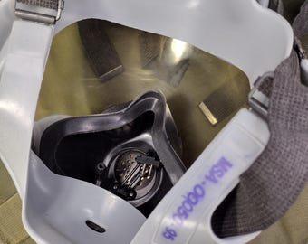 MSA Millennium Gas Mask With New Filter, Bag, & Protection Hood
