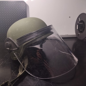 Combat Helmet Riot Visor For PASGT and more! (Paulson DK5-X) | FREE SHIPPING!