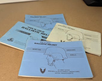 US Military Issued Ballistic Helmet Manual | FREE US Shipping!
