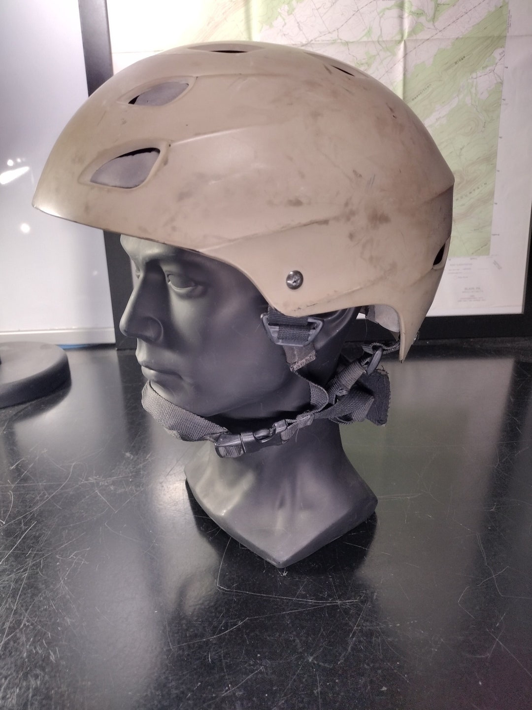 Tan Bump/skateboard Helmet size S/M Used FREE US Etsy