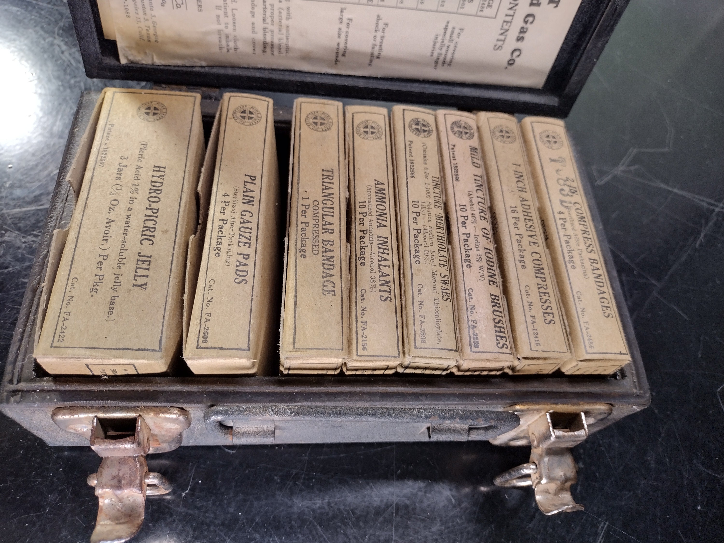 vintage-antique-msa-first-aid-kit-w-contents-free-us-shipping-etsy