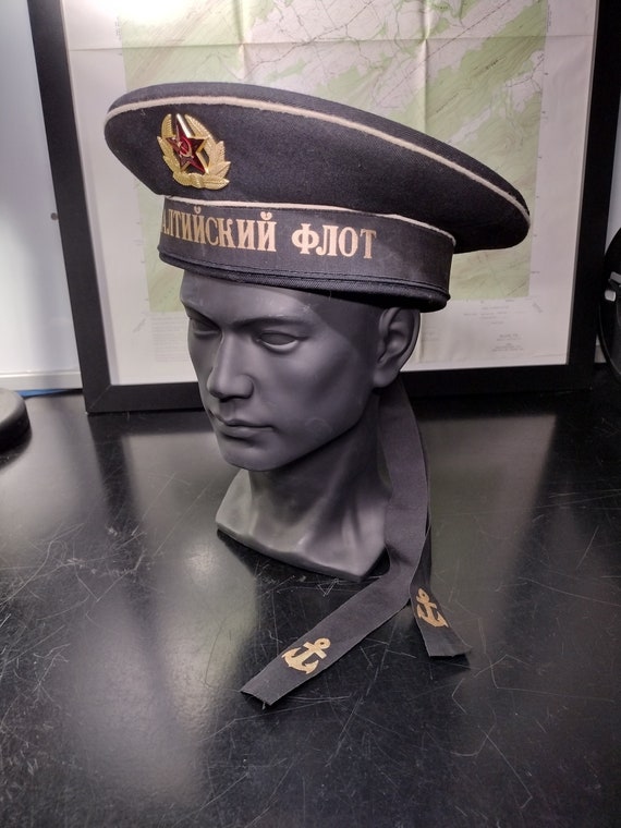 Soviet Navy Hat (SZ Unknown 1957) | FREE US Shippi