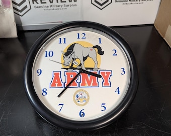 US Army Clock With Hourly Reveille Chime | FREE US Shipping