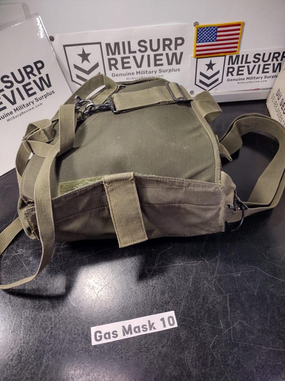MSA Millennium Gas Mask With New Filter, Bag, & Protection Hood