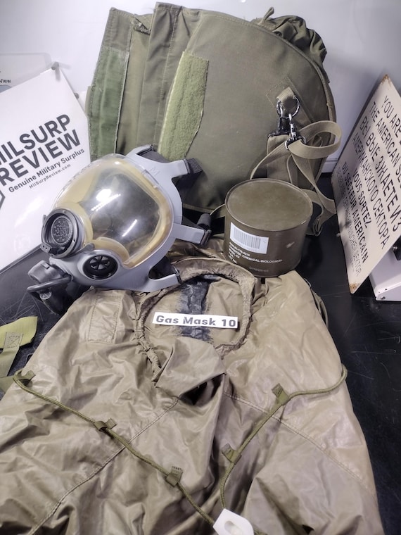 MSA Millennium Gas Mask With New Filter, Bag, & Protection