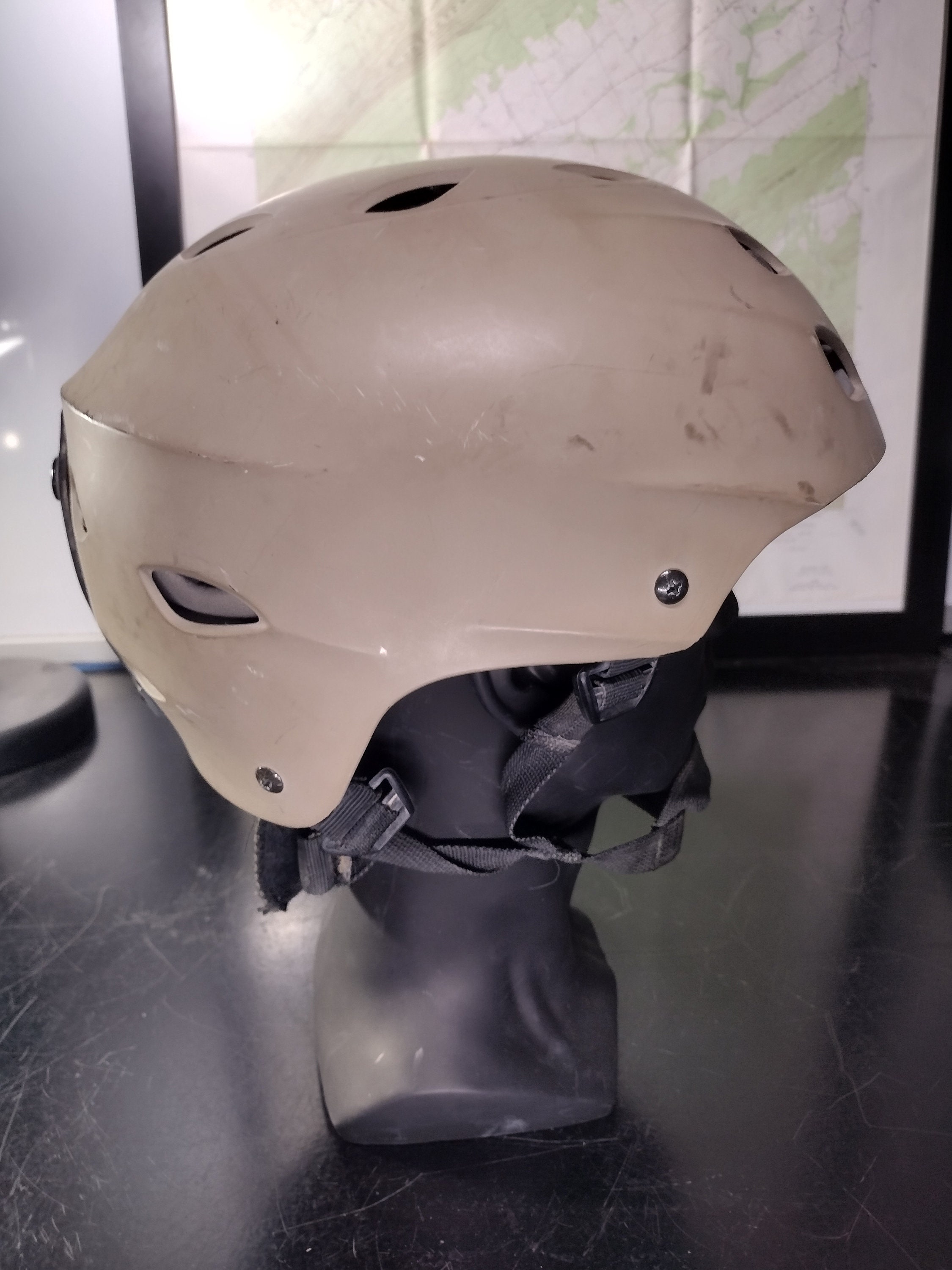 Tan Bump/skateboard Helmet size S/M Used FREE US Etsy