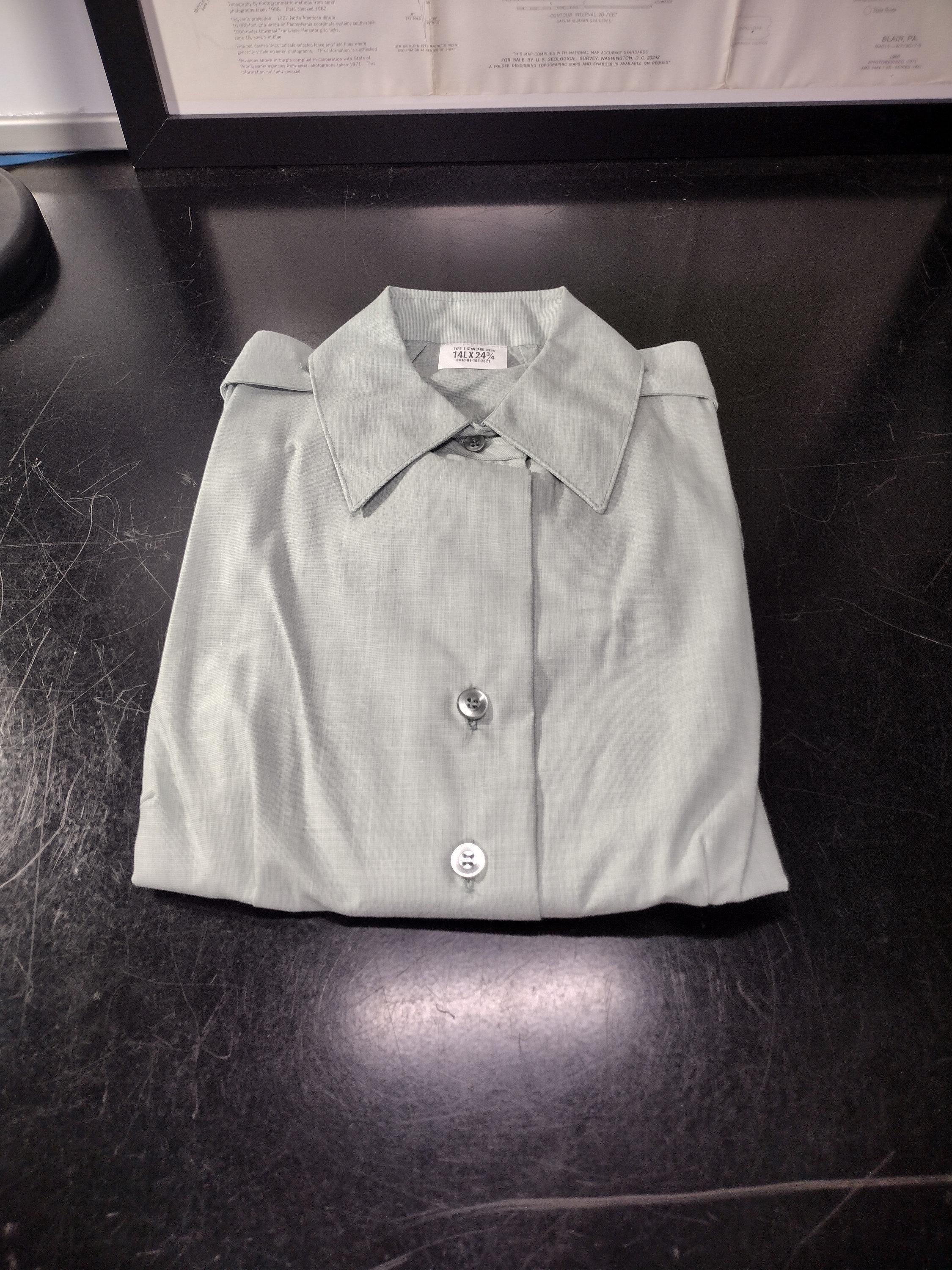 New Womens US Army Dress Shirt Long Sleeve (Size: 14Lx24 3/4) | Shipping!