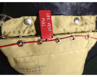 Military Aircraft Life Vest Still Packed in original bag | Army Surplus Military Surplus