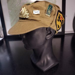 Soviet Russian Hat with Pins and Patches From 1988 (Size 560?) | Soviet surplus Russian surplus russia military surplus