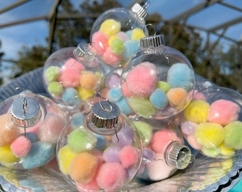 Easter Decor Ornaments Baubles Balls Decorations, Spring Shatterproof Set, Wreath Garland Easter Bunny Basket Tree Home Decor