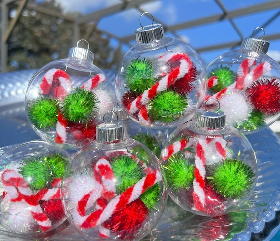 Centerpiece of Red and Green Baubles Centerpiece of Red and Green Baubles