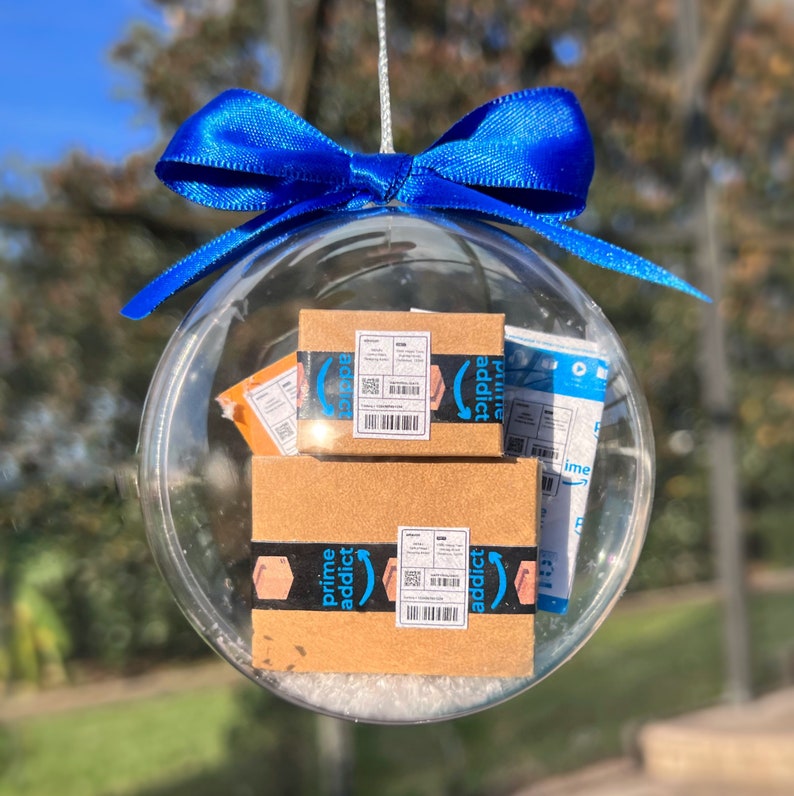 Amazon Ornament Mini Shipping Boxes Packages Ornament Funny Etsy