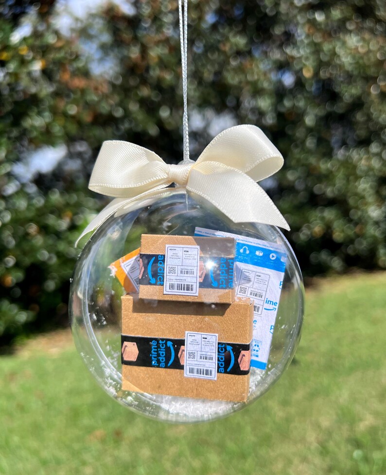 Amazon Ornament Mini Shipping Boxes Packages Ornament Funny Etsy