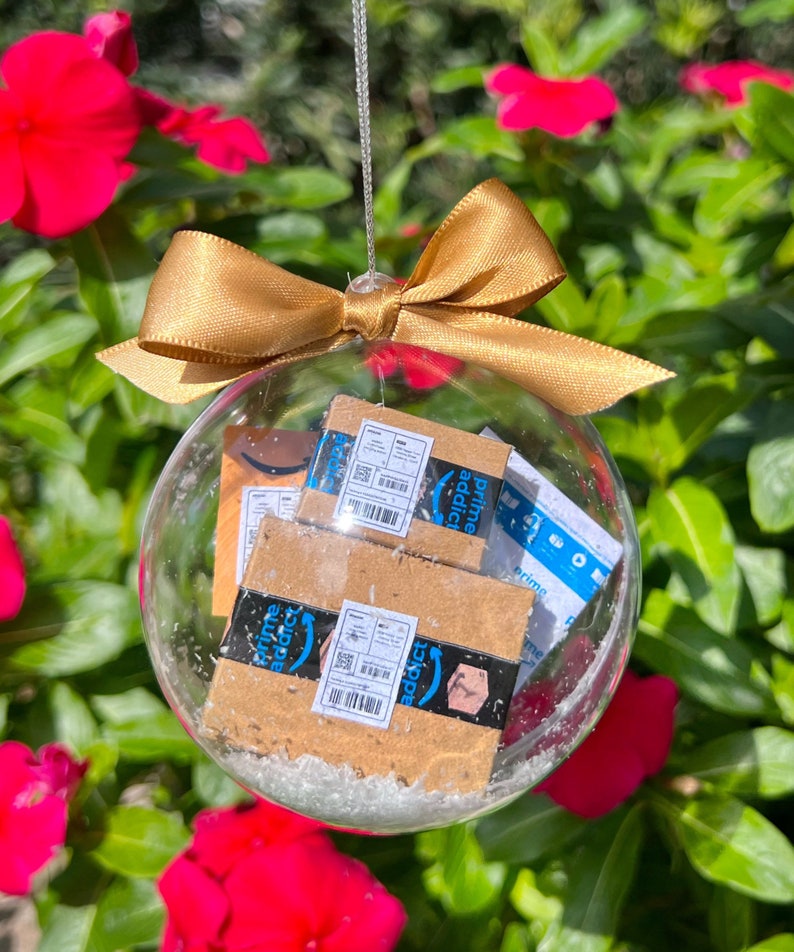 Amazon Ornament Mini Shipping Boxes Packages Ornament Funny Etsy