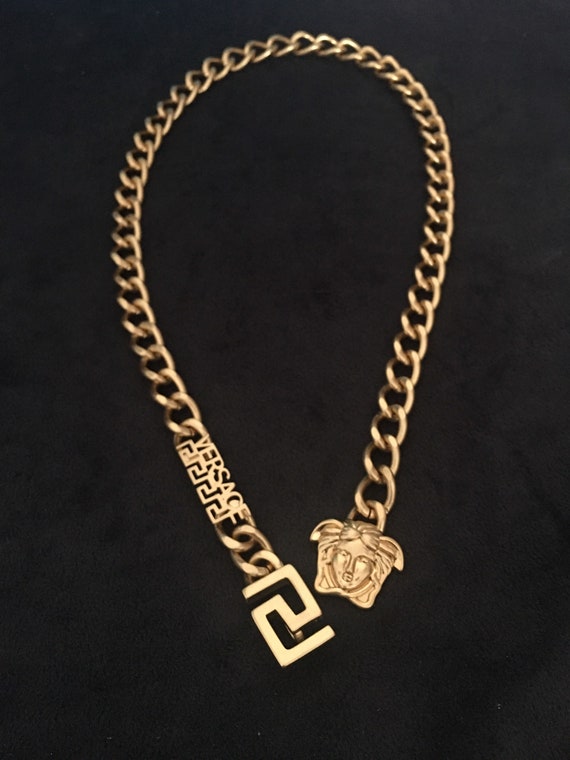 Vintage Versace Gold Medusa Head 