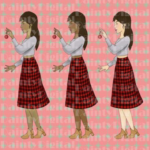 Christmas, Memory Making, Clip Art, Fashion, PNG, Planner, Images, Printable, Card Making, Craft, Digital, Art, Stickers, Scrapbooking