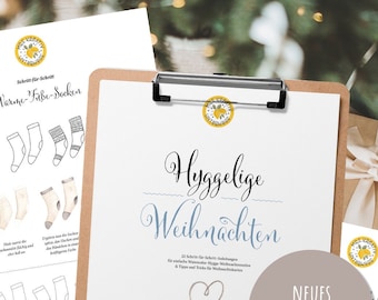 Vorlagenpaket Hygge Weihnachten Watercolor