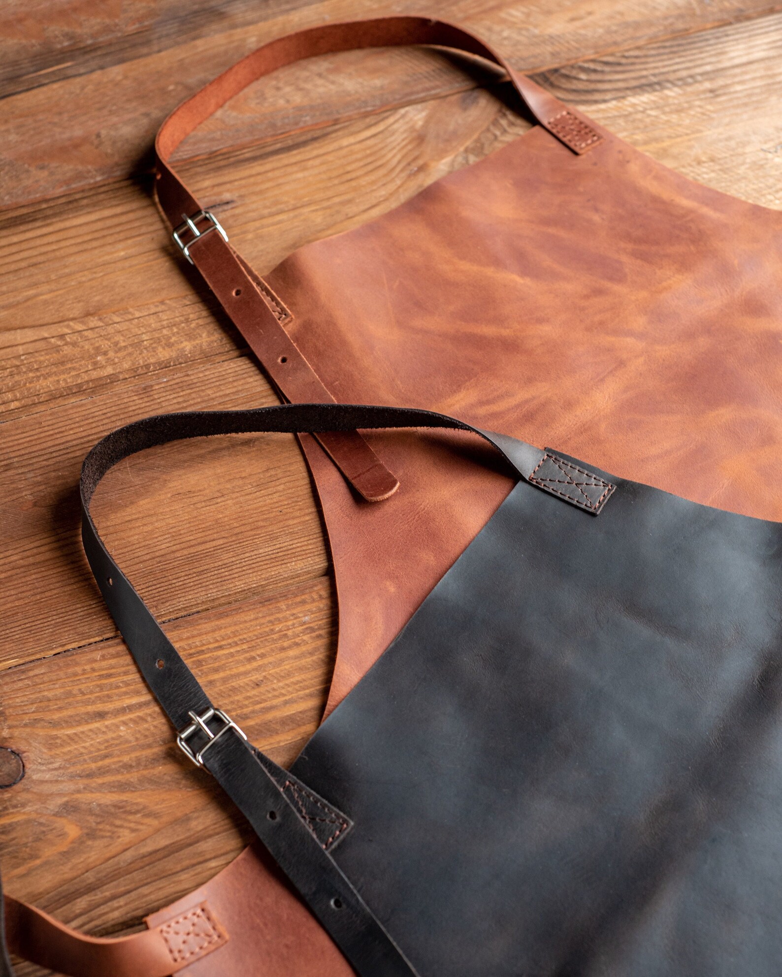 Custom Apron With Pockets Leather Apron for Men Personalized Etsy